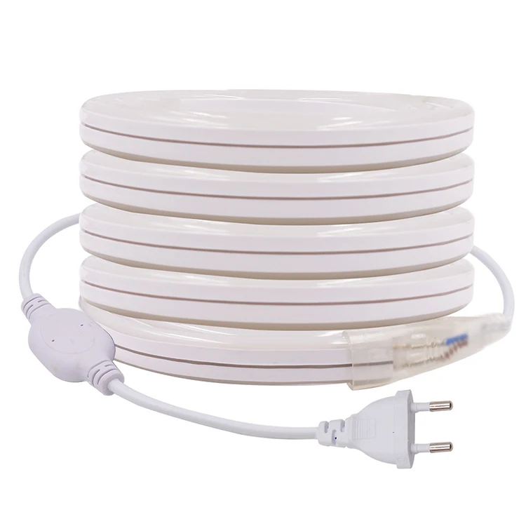 Outdoor Holiday lighting Led Neon Light Strip With 50m Or 100m Roll Size 8*16mm neon led strip Waterproof IP65 Tira led neon