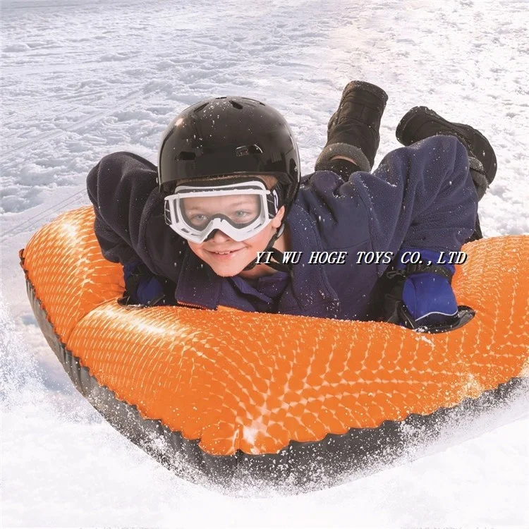 Hot sale cold-resistant PVC materials snowtube inflatable snow sledge for winter sports