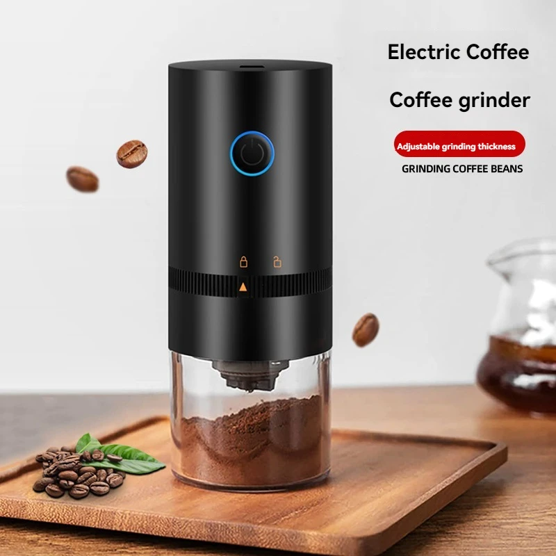Mini Portable USB Electric Coffee Bean Beater Motorized Grinding Machine Home Coffee Machine Simple Set of Coffee Grinder