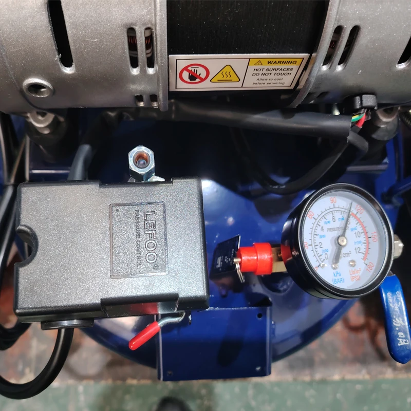 Portable Pigh Pressure Low Noise Oil Free Piston Type Aire Compressor for Dental Mini air Compressor Offer OEM ODM