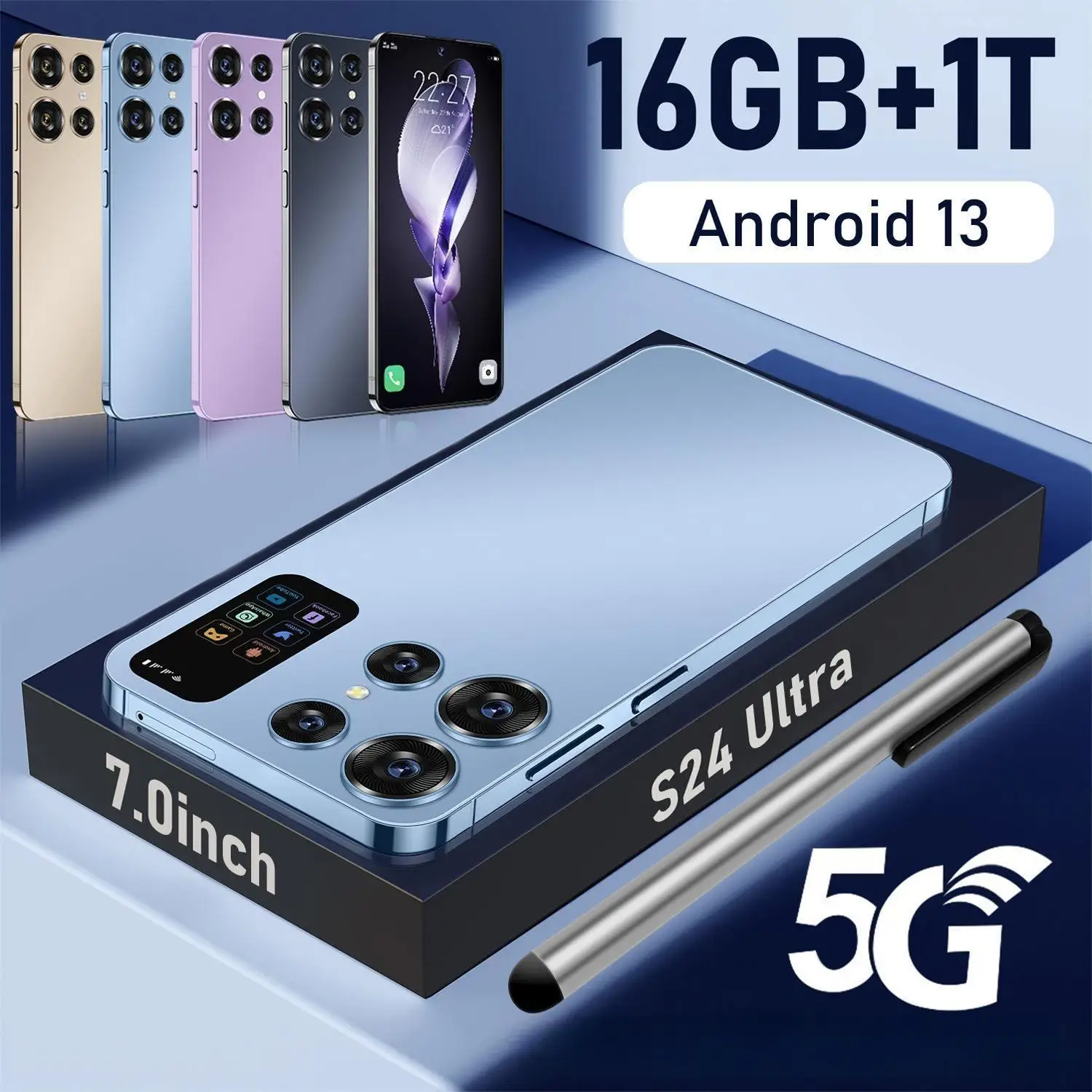 Смартфон S24 Ultra 5G 16 ГБ + 1 ТБ 65 Вт