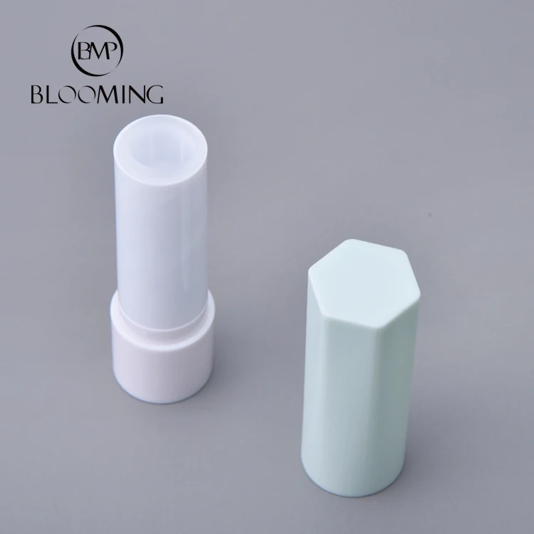 Personal Care Cosmetic Hexagon Plastic Lipstick Container Mini Lip Balm Tubes,quality wholesale china wholesale lip balm tube