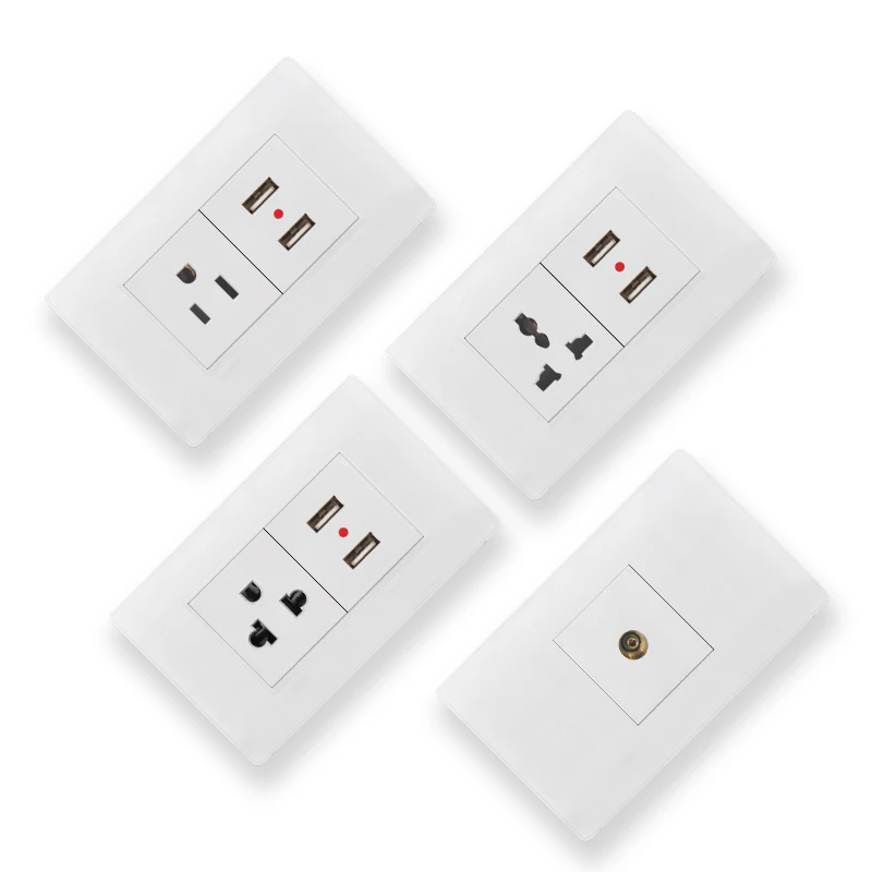 N1.4 2023 light switches us south american switch and sockets latest custom wholesale price socket switch with usb
