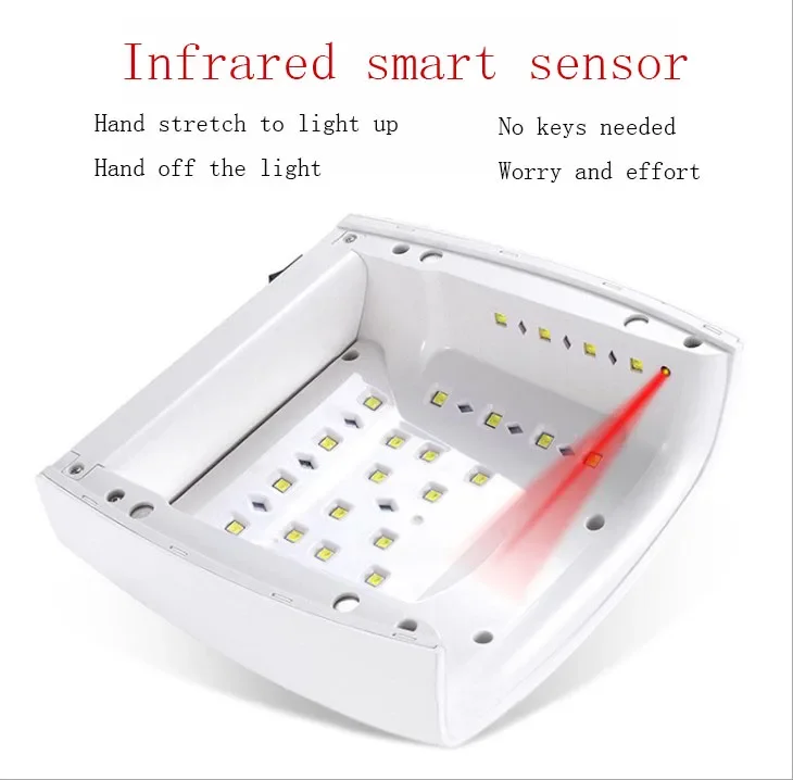2023 new arrival  S10 48W 30 LED  uv led gel dryer nail lamp for salon for Gel Nail Polish Kit Nail Art Accessories White