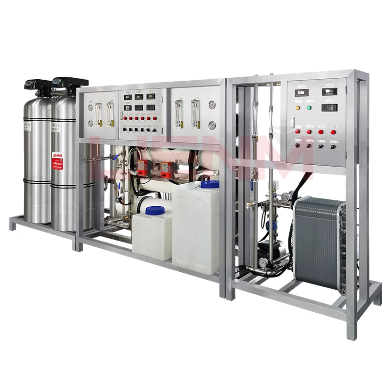 Used RO Water Treatment Machine with Steel Pump and Membrane PLC Control Plant Water Treatment Chemicals System