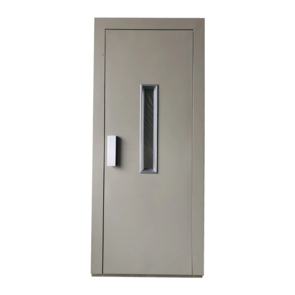 Zowee factory price 800mm Painted stainless steel villa elevator semi-automatic door manual doors for elevator