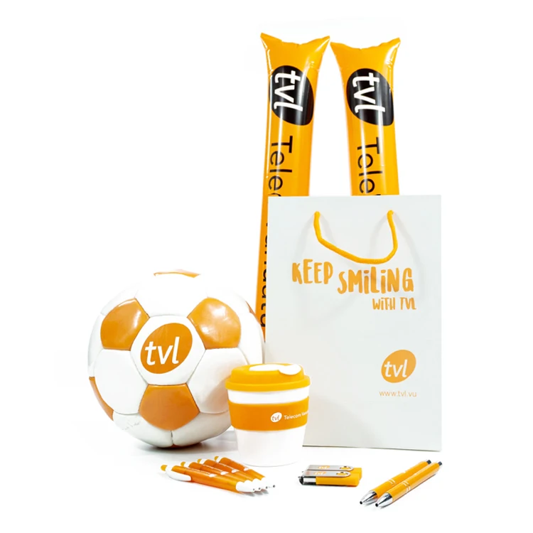 Custom Promotional Giveaways Advertising Sports Events Set Soccer Cup Gift Items For Boys Men With Logo