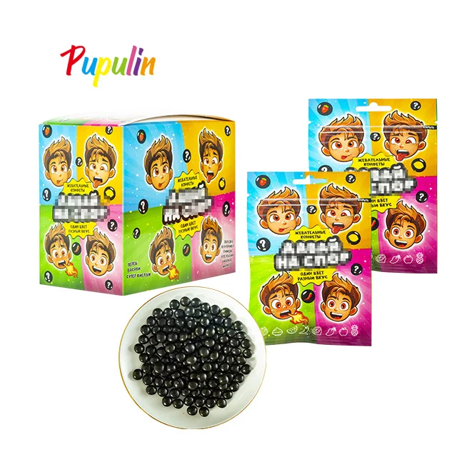 Tricky Fruit Flavor Chewy Gumming Candy Supplier OEM  Factory