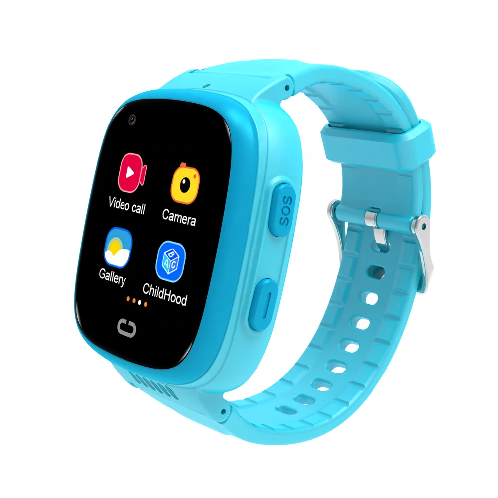 Round and Cute Children Watch Waterproof ip67 Video Call Smartwatch with Beautiful Long Paper Box