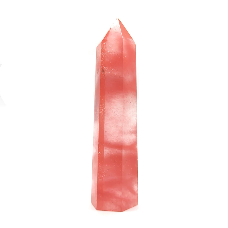 Wholesale High Quality Natural Pink Rose Quartz Obelisk Healing Crystal Terminated Points Stone Tower Crttal Wands