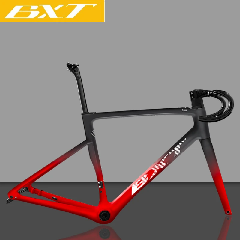 Carbon Road Frame Disc Brake 700C Full Hidden Full Carbon 700C T47BB Cable Road Bike Frame
