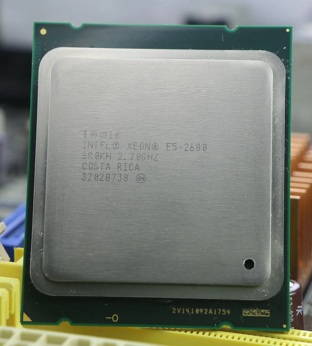 Процессор Intel Xeon E5-2680 C2 процессор 2,7 GHz LGA 2011 20MB L3 кэш-память 8 ядер 130W процессор рассеянный кусок e5 2680