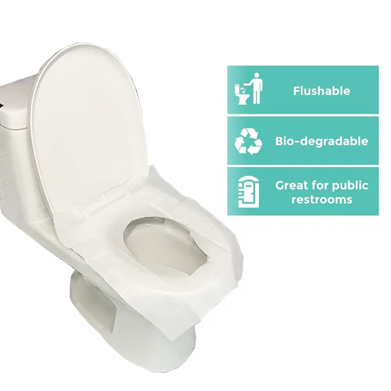 OEM flushable toilet seat cover paper toilet disposable seat cover