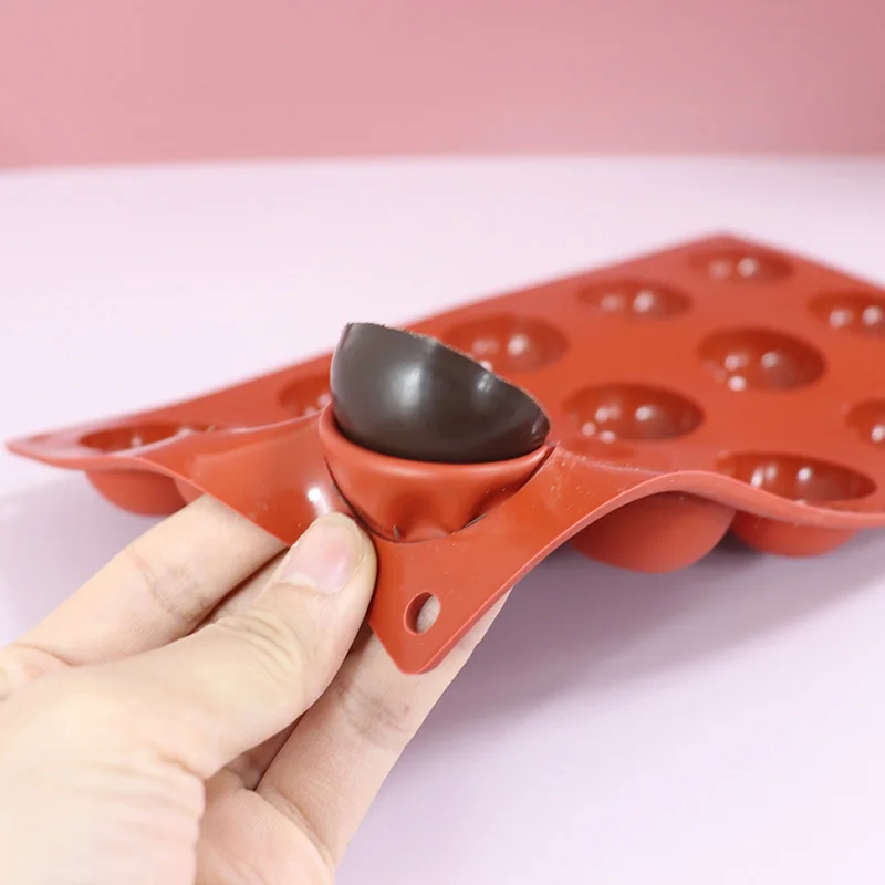 Hot sale chocolate hot cocoa bomb mold dome mousse molds