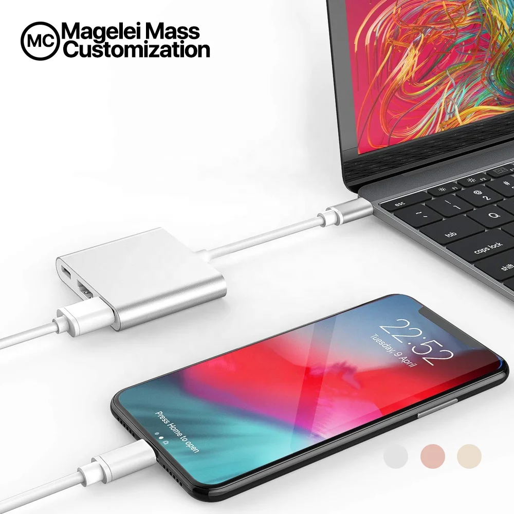 Док-станция 3 в 1 USB Type-C Hdmi 4k