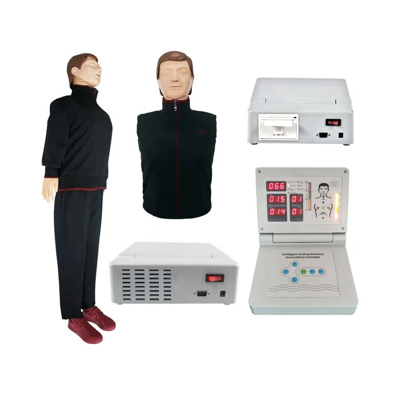 Medical simulation half body model cpr mannequin chin manikin feedback cpr-dummy for sale