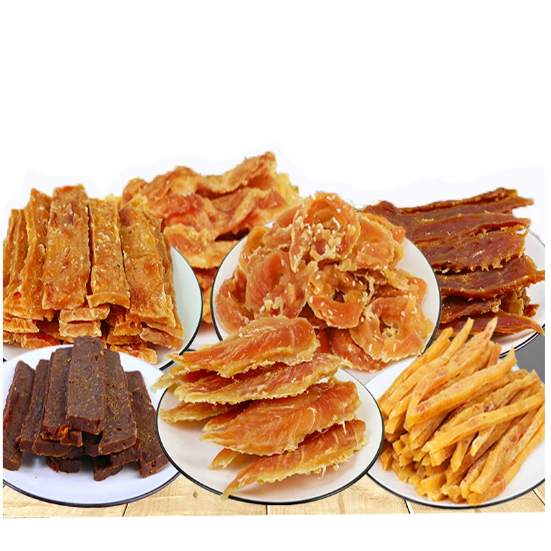 Wholesale High Quality Safe Additive-free Chicken Jerky Pet Treats Dog Snacks Dog Food
