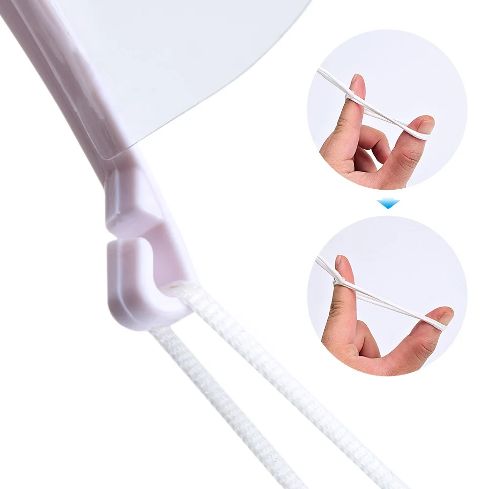 Reused Transparent Anti-fog Face Mask Plastic Comfortable Spittle Shield Tattoo Mouth Cover Kitchen Catering Mask