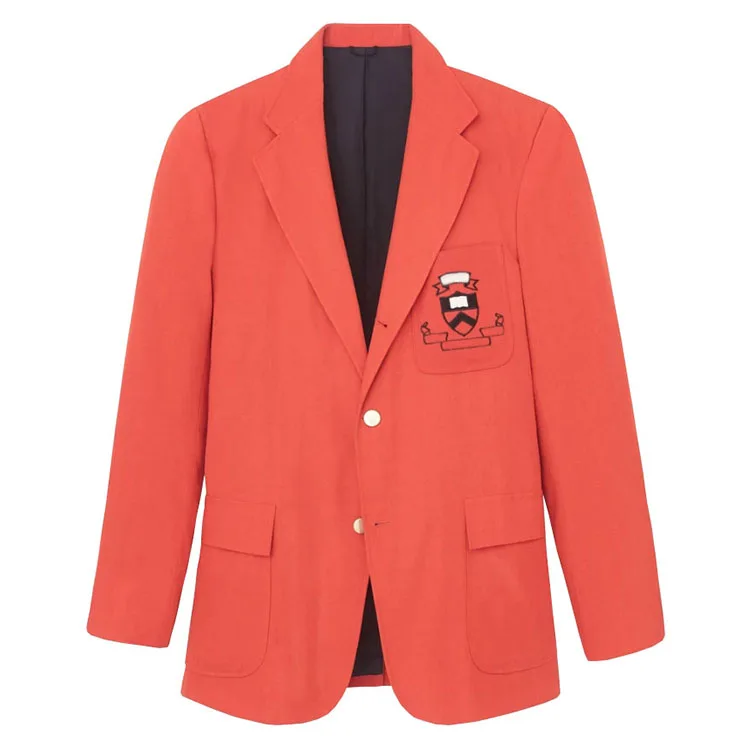 2020 new style cotton suit blazer customer logo mens uniform blazers for boys school