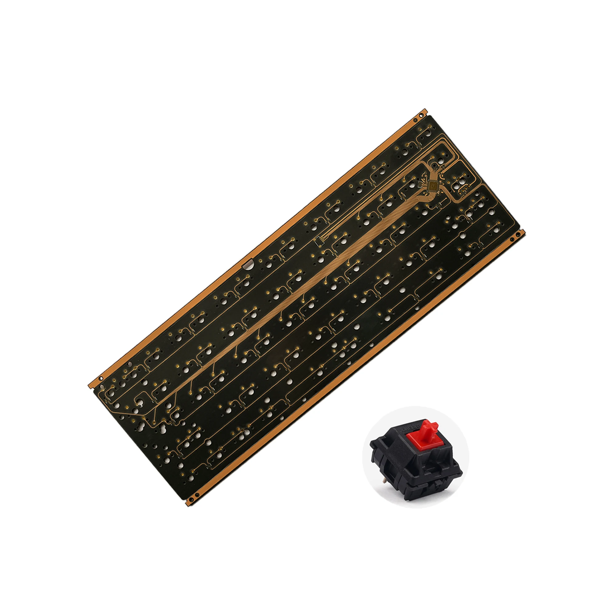 Custom 60% Mechanical Keyboard Assembly Pcb Service RGB Wireless PCB Factory Hot Swap keyboard pcb 60
