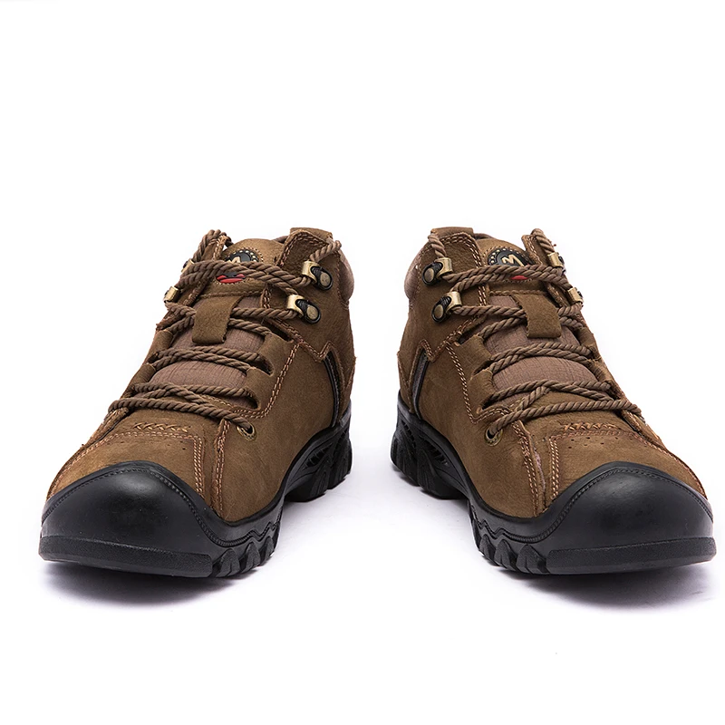 High quality outdoor sneaker rubber sole safety waterproof climbing sports trekking trainers tennis solomon hiking shoes for men