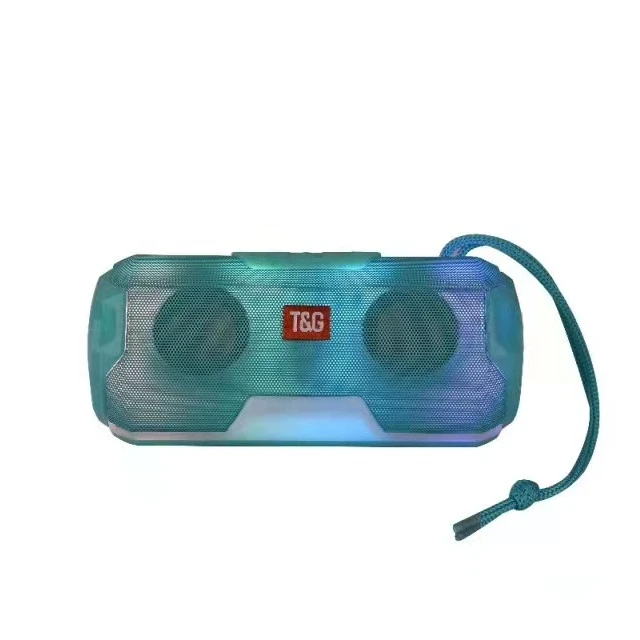 
TG143 flashlight wireless stereo loud sound bass outdoor waterproof cycling blootooth speaker for party running sports 
