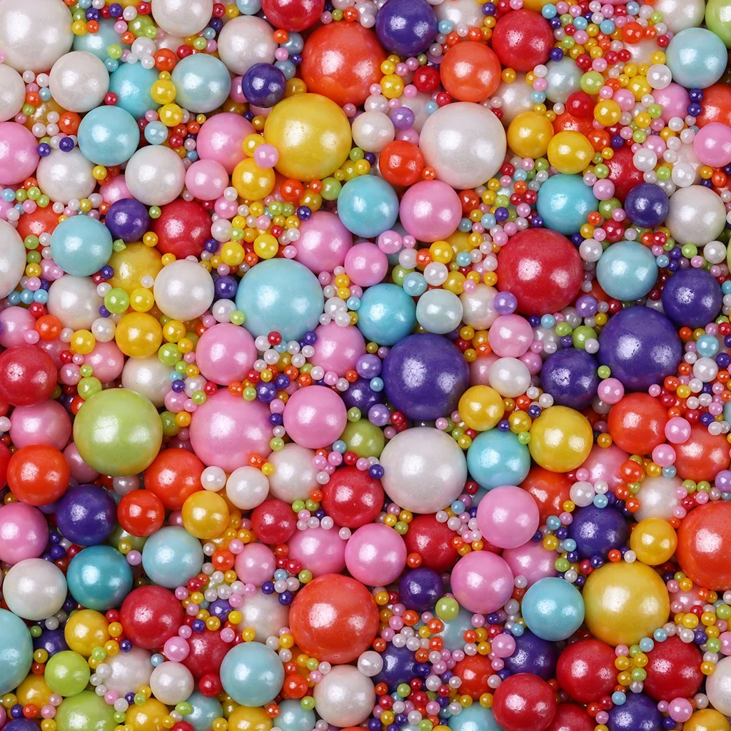 Bright Color Clay Material Simulation Chocolate Confitti Sprinkles Sugar Cake Decoration