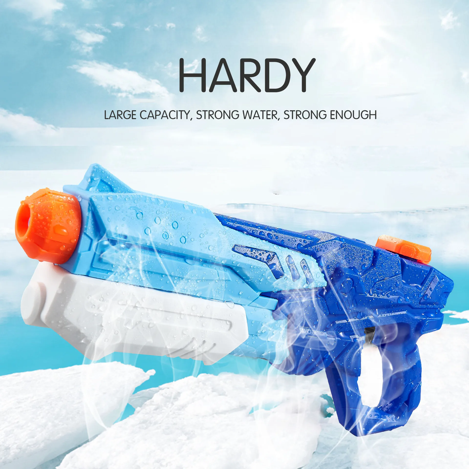 Hand Held Top Quality Long Range High Capacity Unique Bulk Small Cheap Shoot Water Squirt Gun Toy For Pool