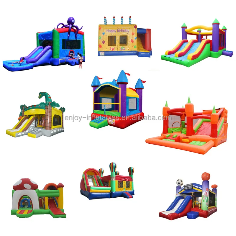 China Big Playground Kids Bouncy Castle Balloon Palace Inflatable Carton King Theme Combo Slide Jumping Bounce House