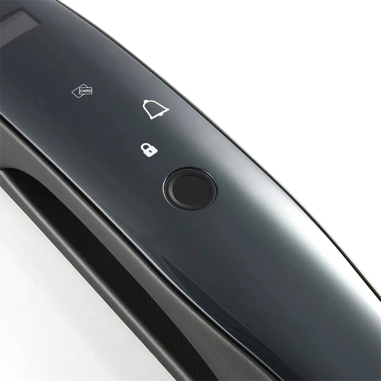 tuya main door smart key lock mortise latch for front electric doors handle with fingerprint camera face locks & keys for home