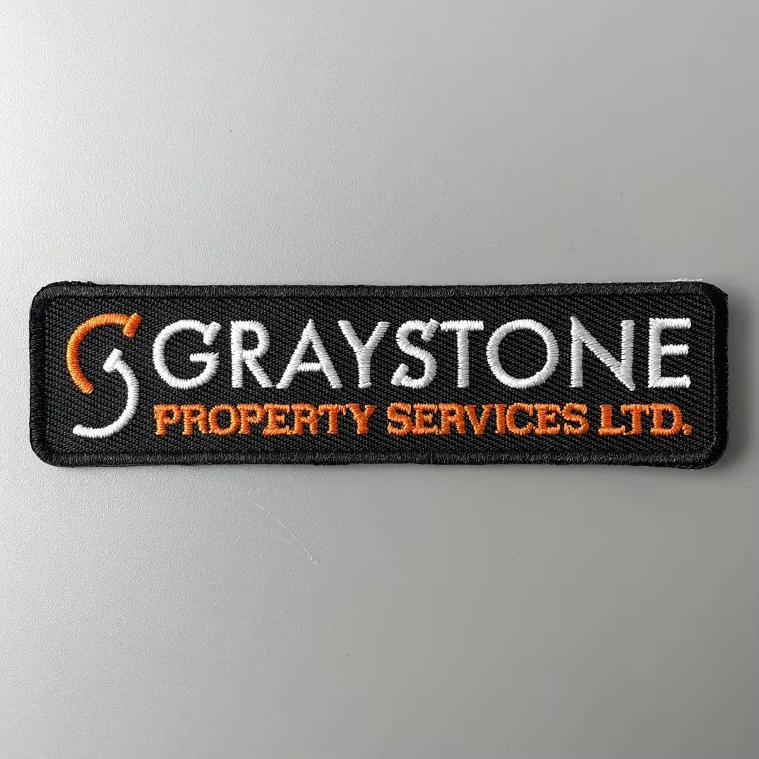 Low Moq Logo Name Patches Greek Letter Iron Clothes Designer Embroidered Woven Letter Customer Chenille Patches