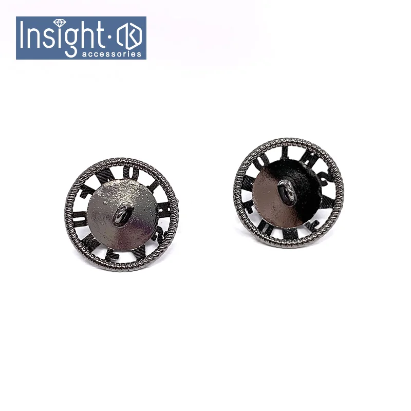 
2021 New Shirt Buttons Jewelry Luxury Round Glass Buttons Black Pearl Buttons For Dress 