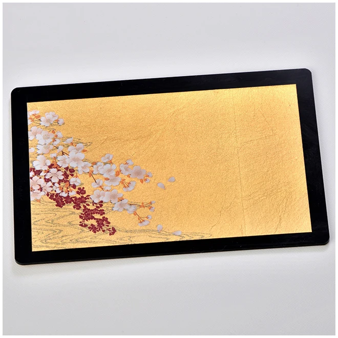 Kanazawa gold leaf fashion acrylic luxury custom gaming pad mouse