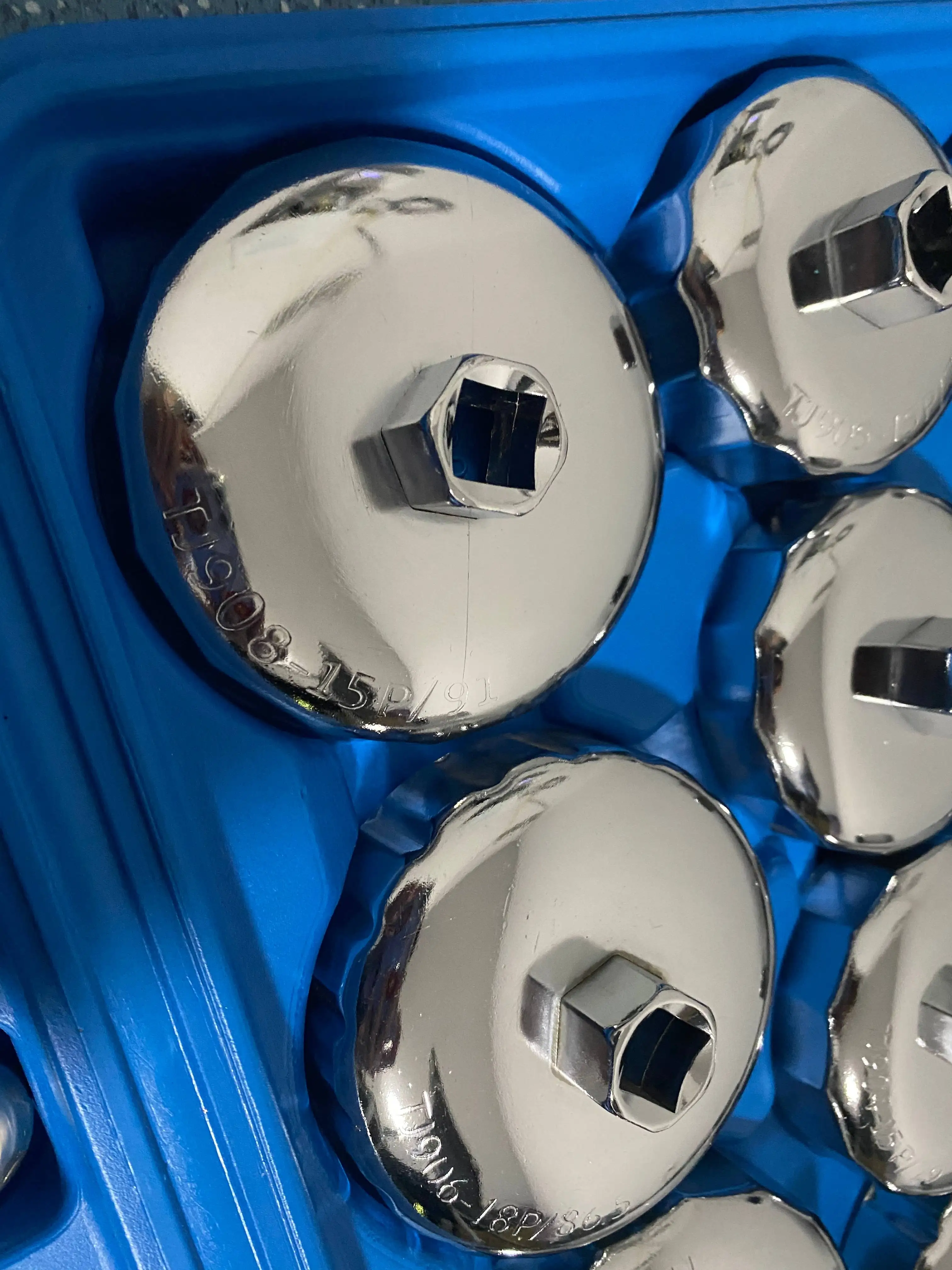 16 Pcs Metal  Adjustable Oil Filter Handcuff Wrench with Oil Filter Removal Tool Sets For Auto Repair