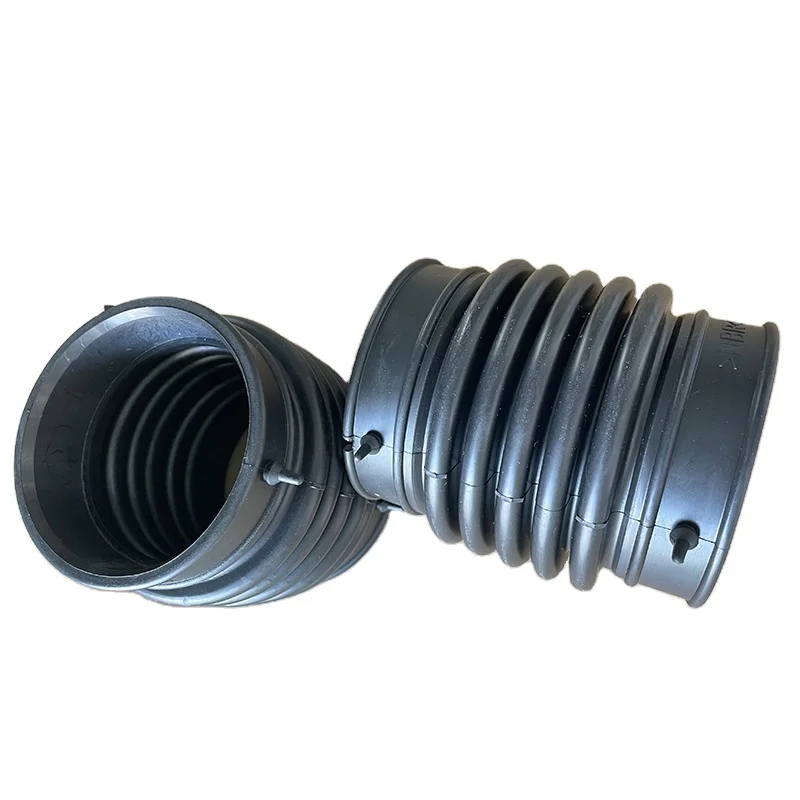 Factory supply custom rubber molded bellows flexible oill resistance EPDM duct rubber dust cover silicone rubber bellows