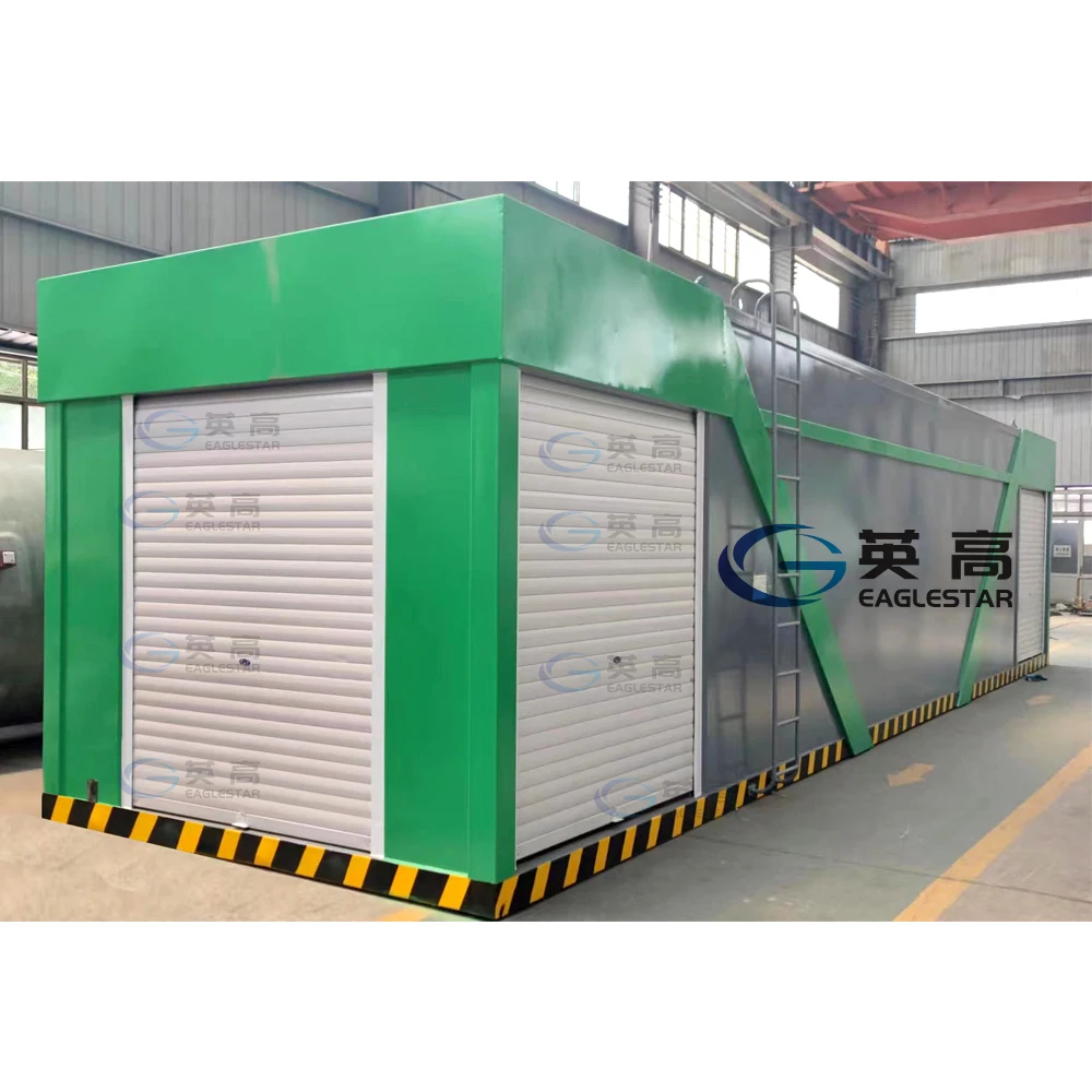 Containerized ISO 10000L-20000L Mobile Gas Filling Station/ Portable Fuel Station