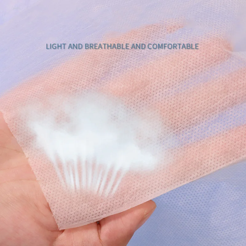 100*200 40 pieces/bag Breathable customized disposable sterilization bed sheet for beauty salon white