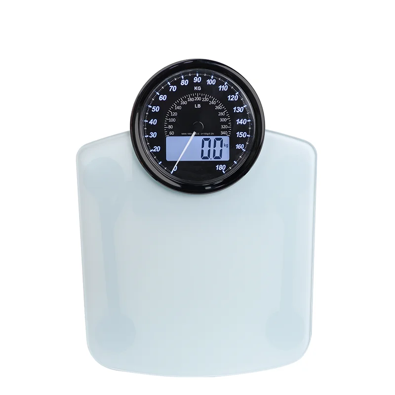 Electronic Weighing Scales Tempered Glass Double Display Weight Scale