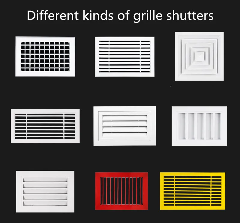 Aluminium egg crate air vent grills diffusers air ventilation aluminum grille