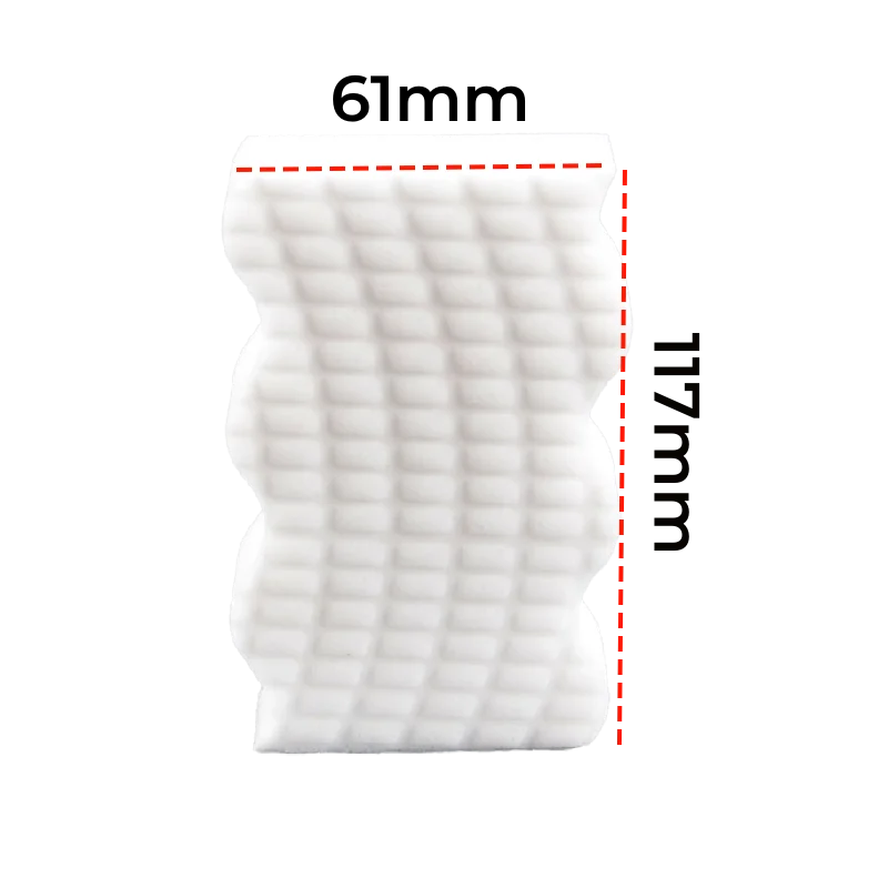 Household cleaning magic sponge just use water remove stains wave-shape customized support size color and density