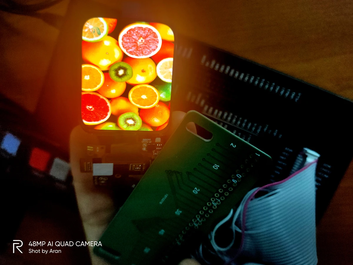  Модуль дисплея DXQ AMOLED 1 78 дюймов с сенсорным экраном 368*448 pixel 350 nits SPI