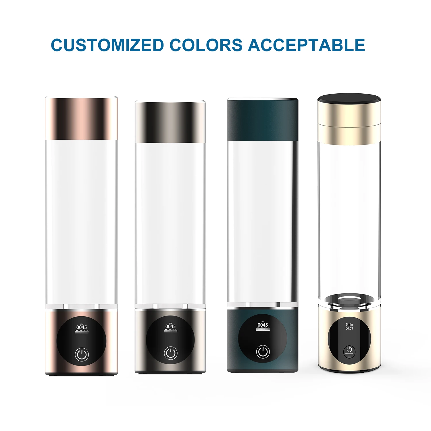 Olansi Healthcare Active Hydrogen Water Generator Bottle Portable Nano H2 filled Hydrogen-rich Water Bottle