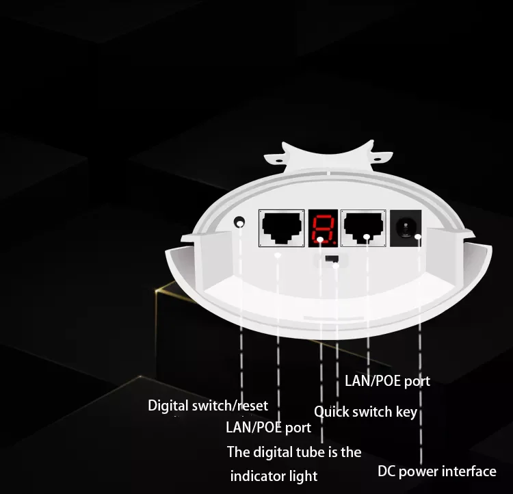 Huastlink 900mbps Outdoor Wifi Access Point To Point Wireless Cpe 5.8ghz 5km Long Range Hotsport Outdoor Cpe Wifi Bridge