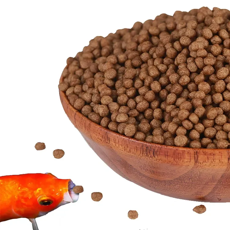 Organic Koi Fish Food for Aquarium High-Protein Grain-Free Shrimp-Taste for Adults Kittens Puppies and Tropical Fish