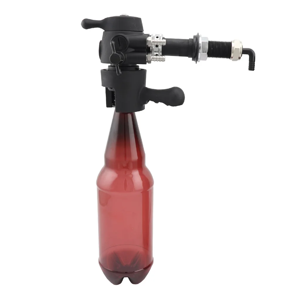 Counter Pressure Manual Bottle Filler De-foaming Beer Tap For 28mm PET Bottle Remove Foam Home Brewing Dispensing Bar Equipment