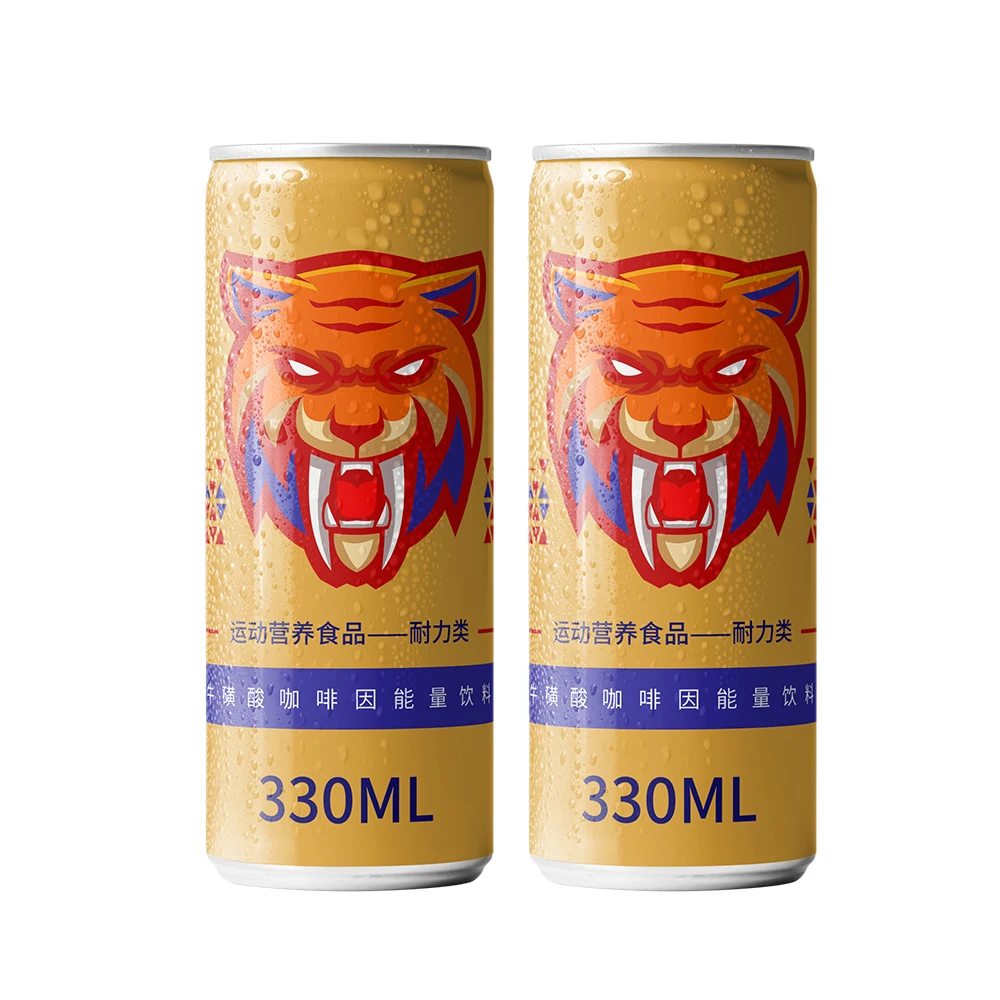 custom Supplement ready to drink fruity juice flavored functional taurine vitamin energy power drink in cans 250ml