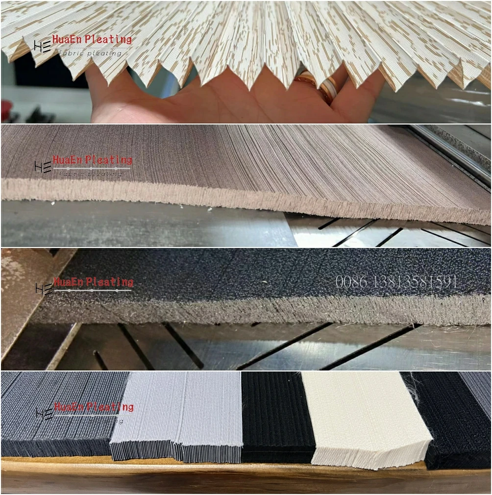 Changzhou HuaEn Factory ZJ-230 plise perde mosquito mesh insect screen curtain pleating machine