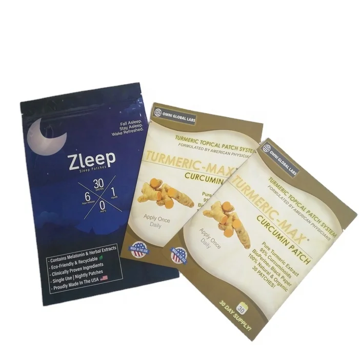 
Digital printing eye patch heat seal retail bag for injury painful warmer patch for period 