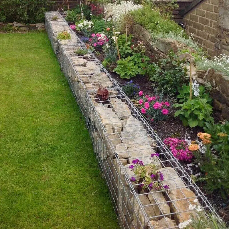 2X1X1 Wire Mesh Cages Galvanized Welded Stone Retaining Wall Gabion Mesh/Welded Gabion Cages/Protection Gabion Box