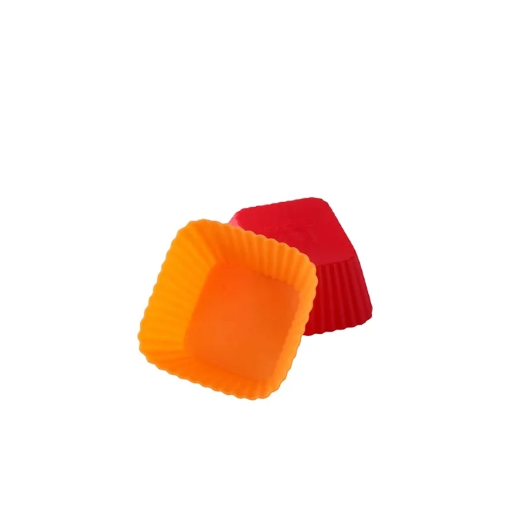 Hot sale  nonstick square shape muffin mold cupcake maker pan mafen cup mold